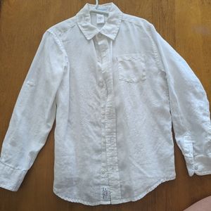 Boys size 7 Linen dress shirt